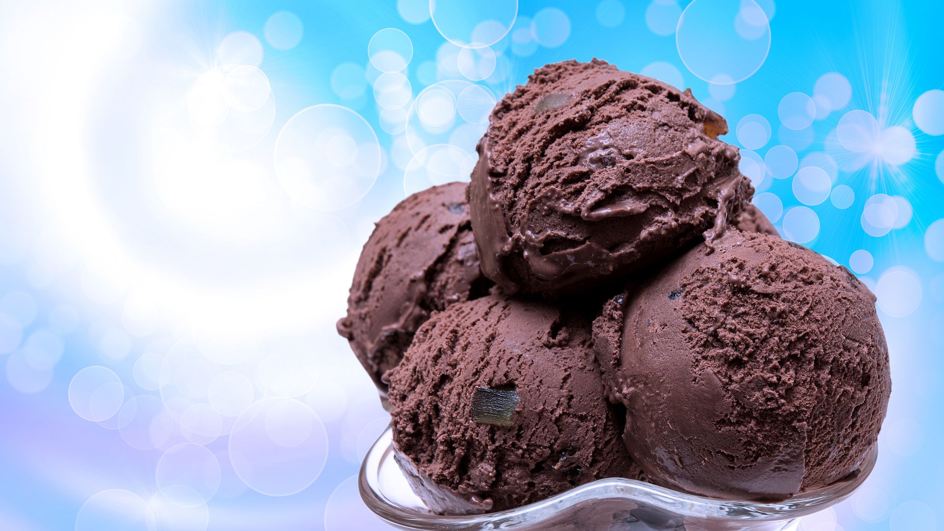 Bokeh Background And Ice Cream HD Wallpaper Chocolate Ice Cream