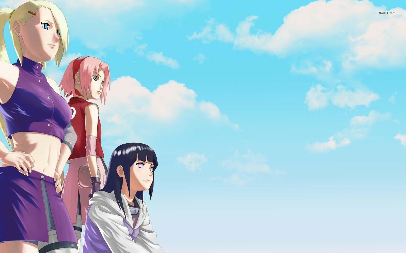 Sakura Haruno, Ino Yamanaka and Hinata Hyuga