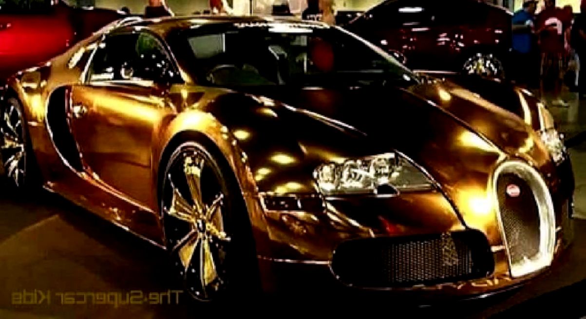 Bugatti Veyron Super Sport Gold Photo Wallpaper Clone
