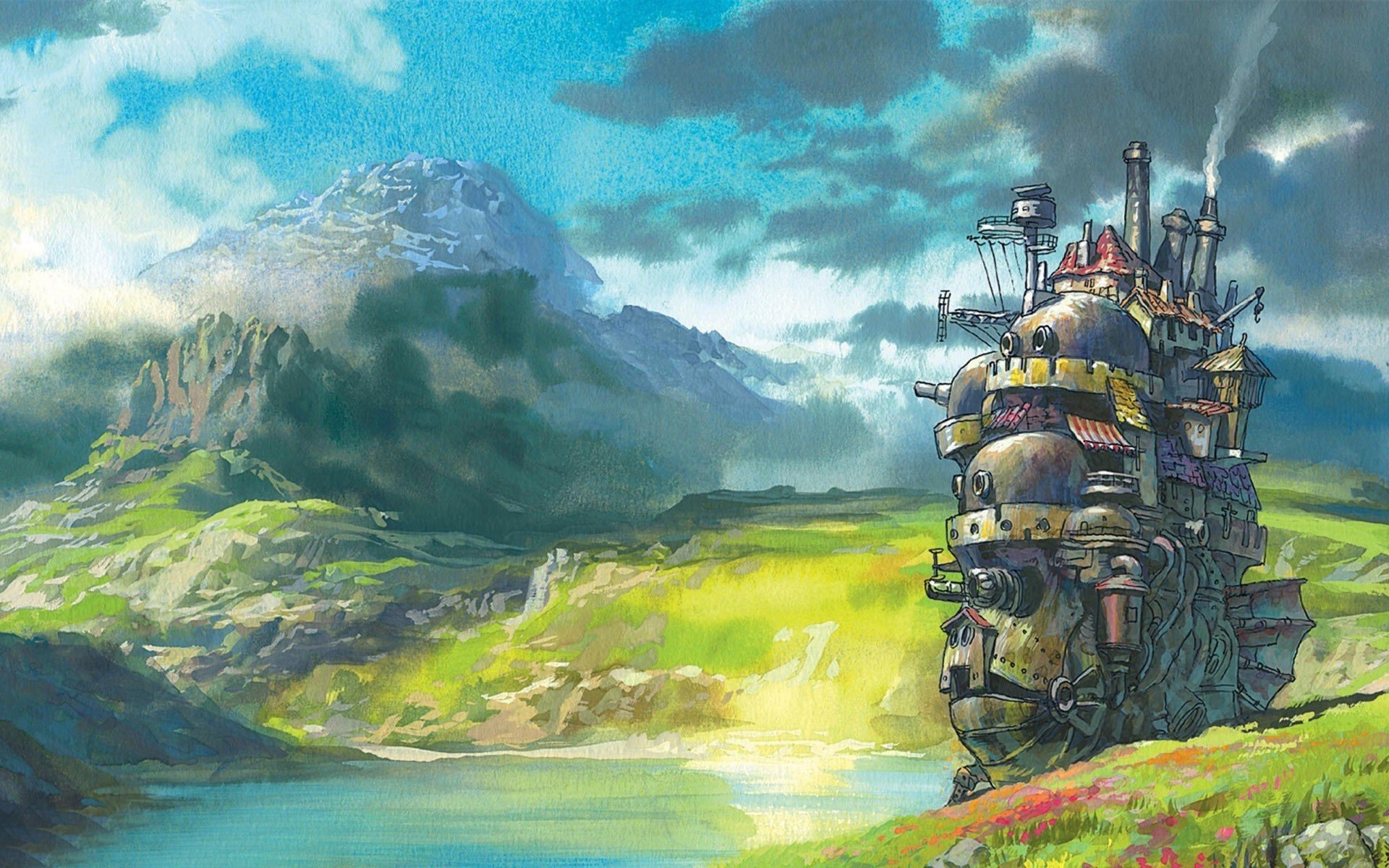 Download wallpapers howl's moving castle HD