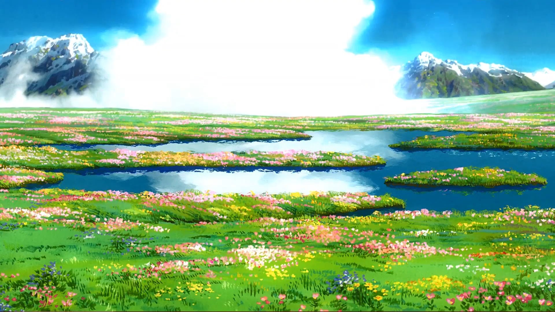 1080p] Howl's Moving Castle Backgrounds