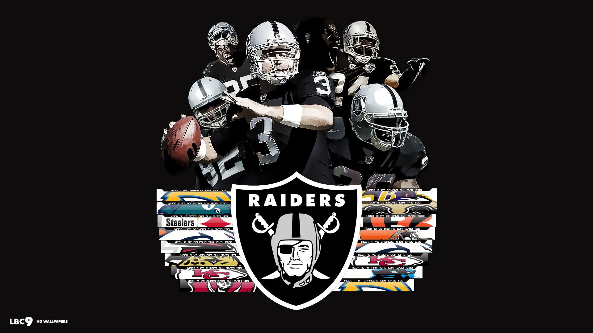 3 rings  Oakland raiders wallpapers, Raiders football, Nfl oakland raiders