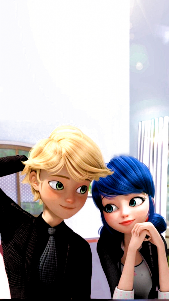 Marinette and Adrien Wallpaper Free Marinette and Adrien Background