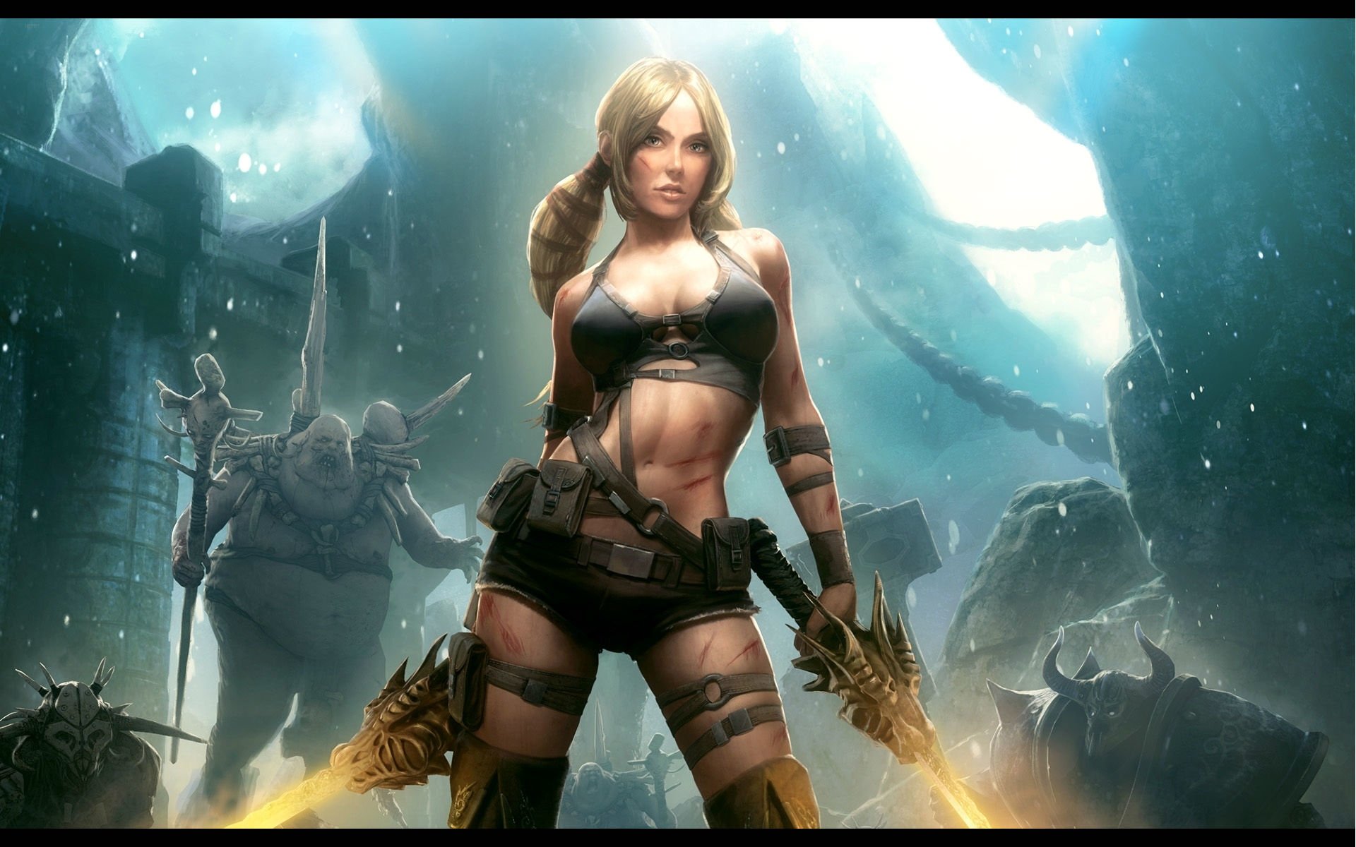 Blades Of Time HD Wallpaper