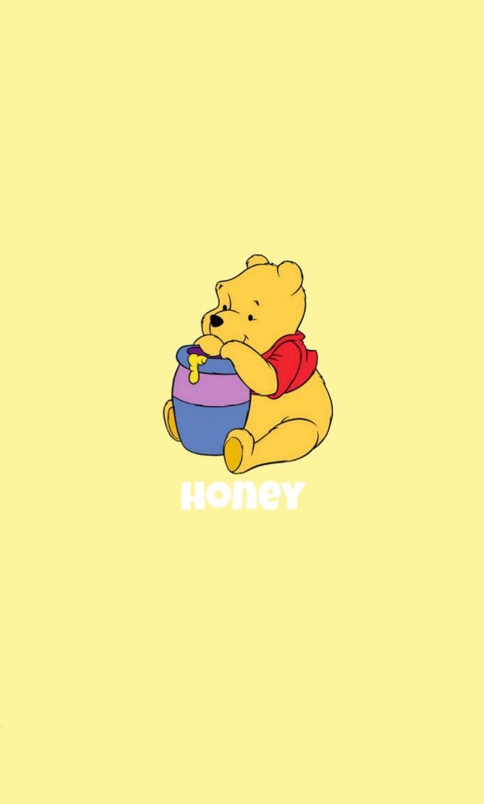 winnie the pooh yellow honey wallpaper. Cartoon wallpaper, Cute winnie the pooh, Wallpaper iphone disney