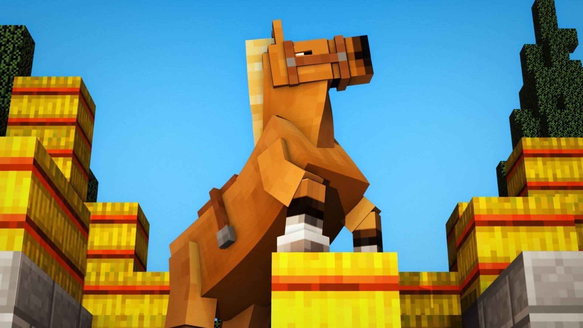 Minecraft Horse Wallpaper Free Minecraft Horse Background