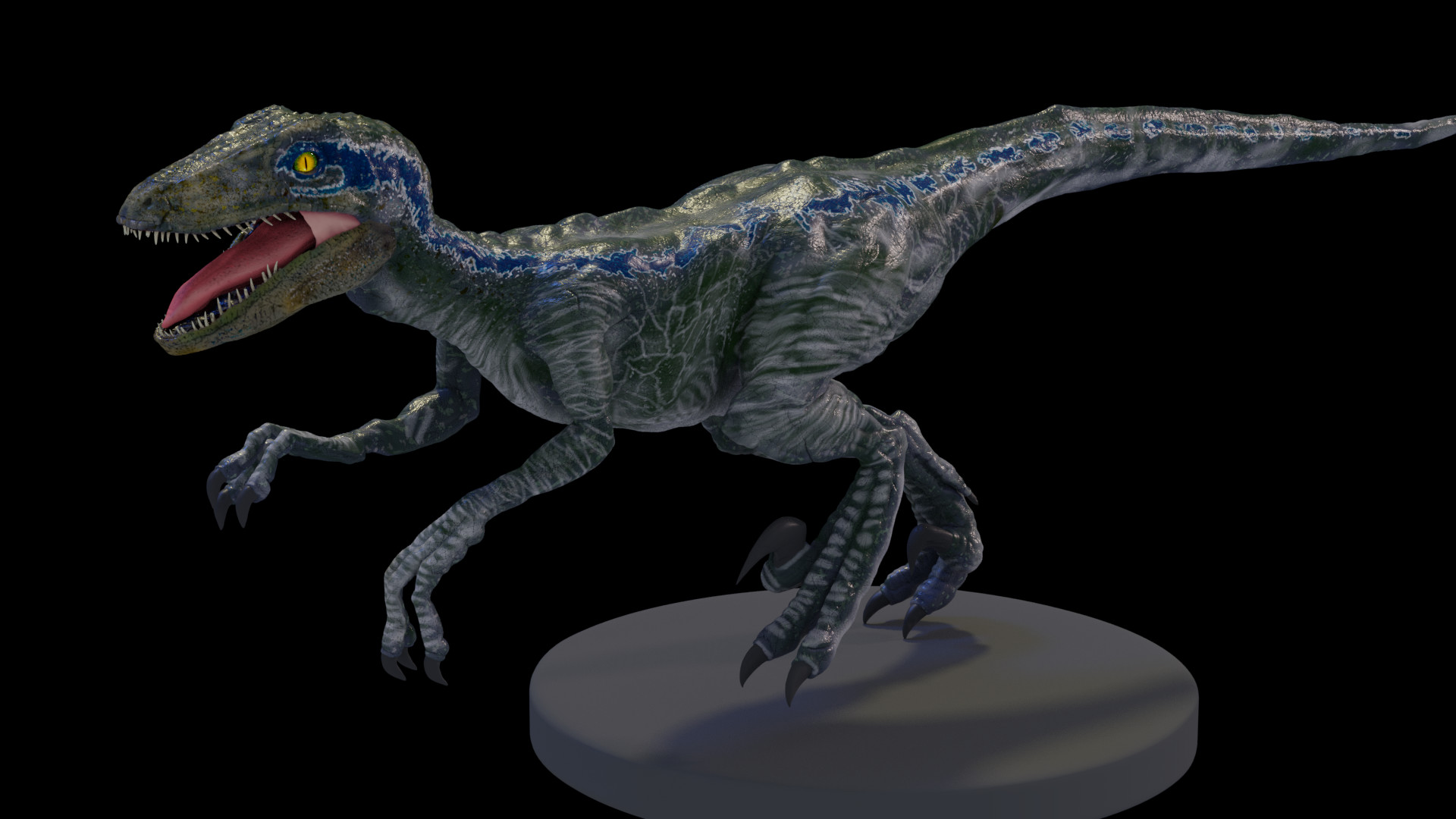 Velociraptor Blue from Jurassic World, Gerard Bandosz