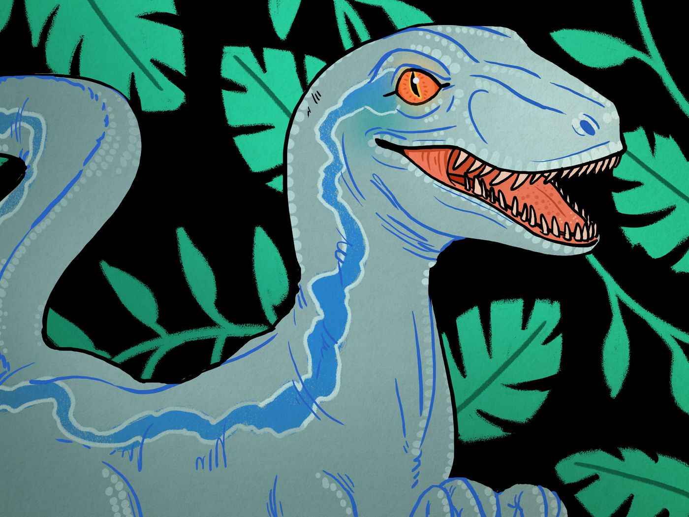 Blue the Raptor Is the True Hero of 'Jurassic World: Fallen Kingdom'