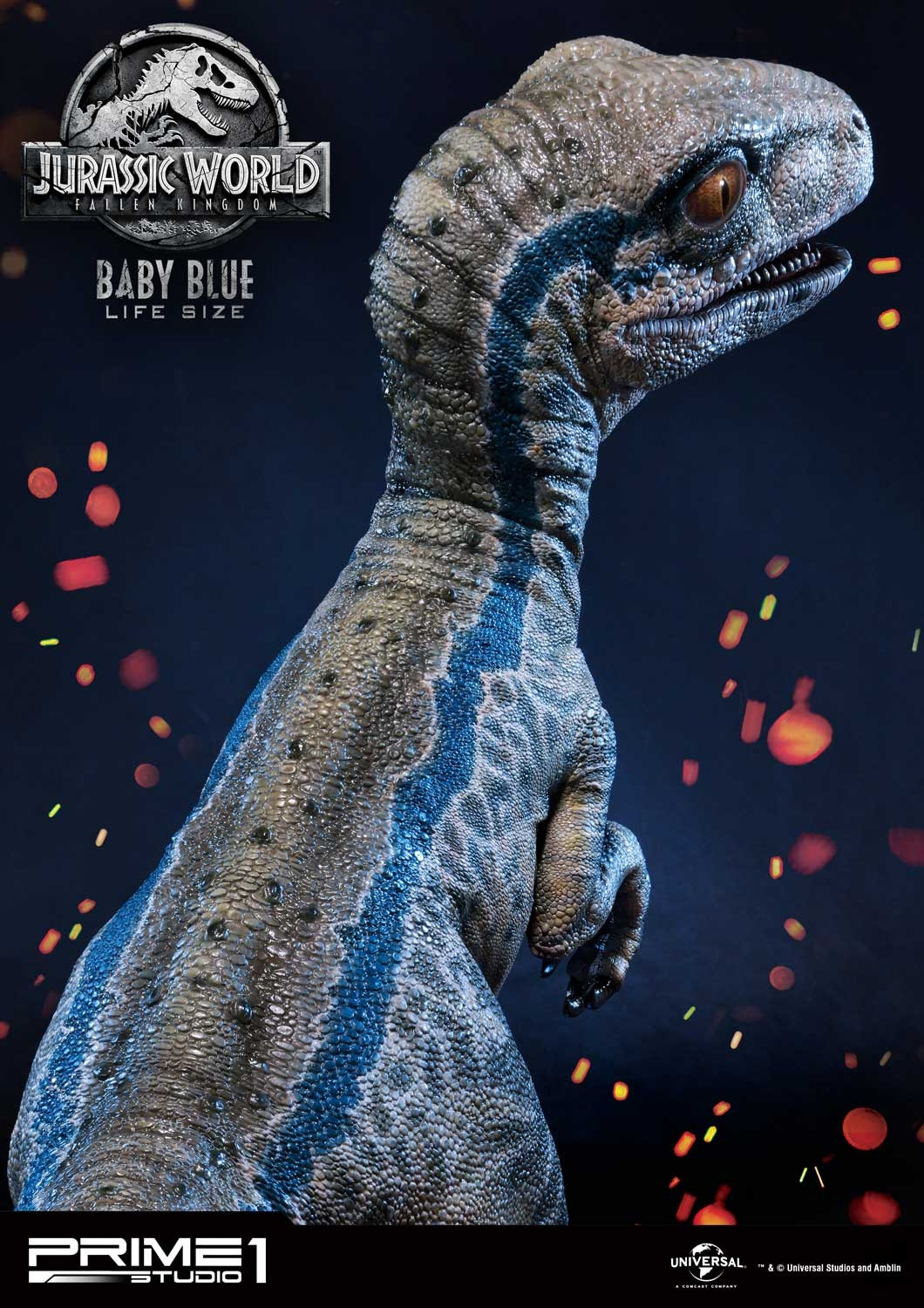 Baby Blue Jurassic World: Falle. Statue. Prime 1 Studio