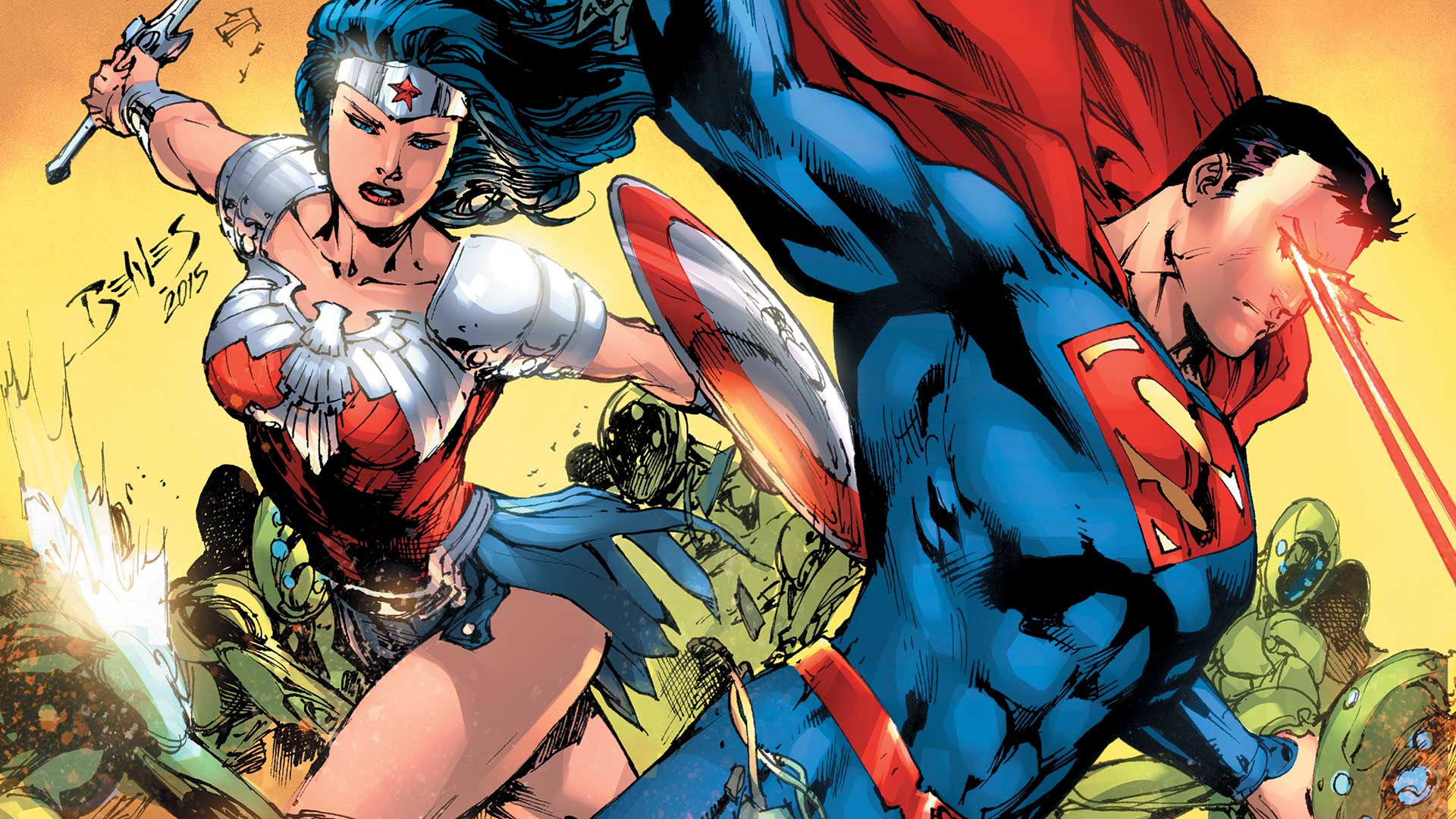 Superman Wonder Woman # 27 HD Wallpaper