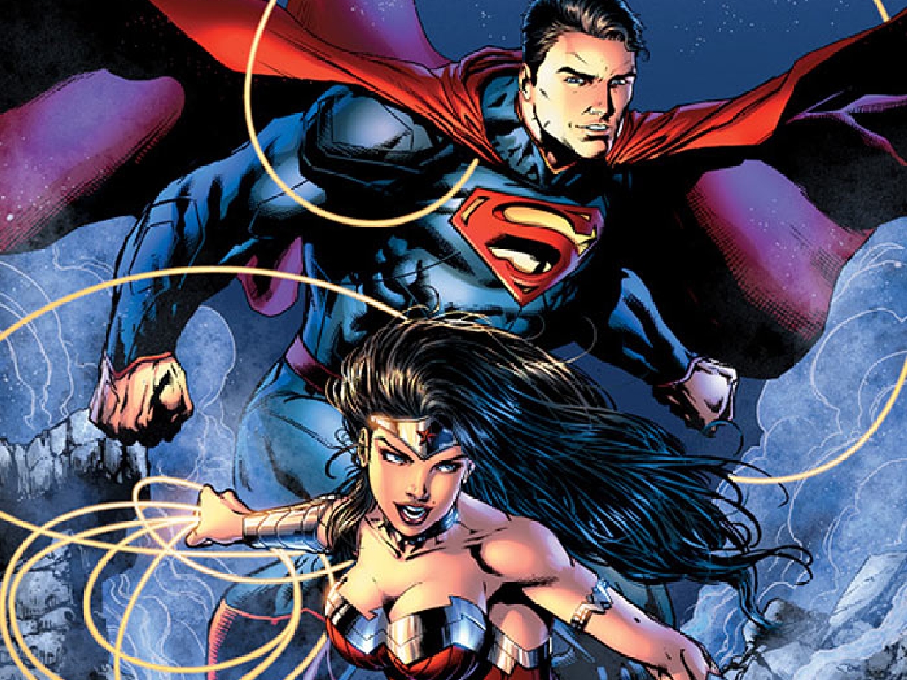 Superman & Wonder Woman & Wonder Woman Wallpaper