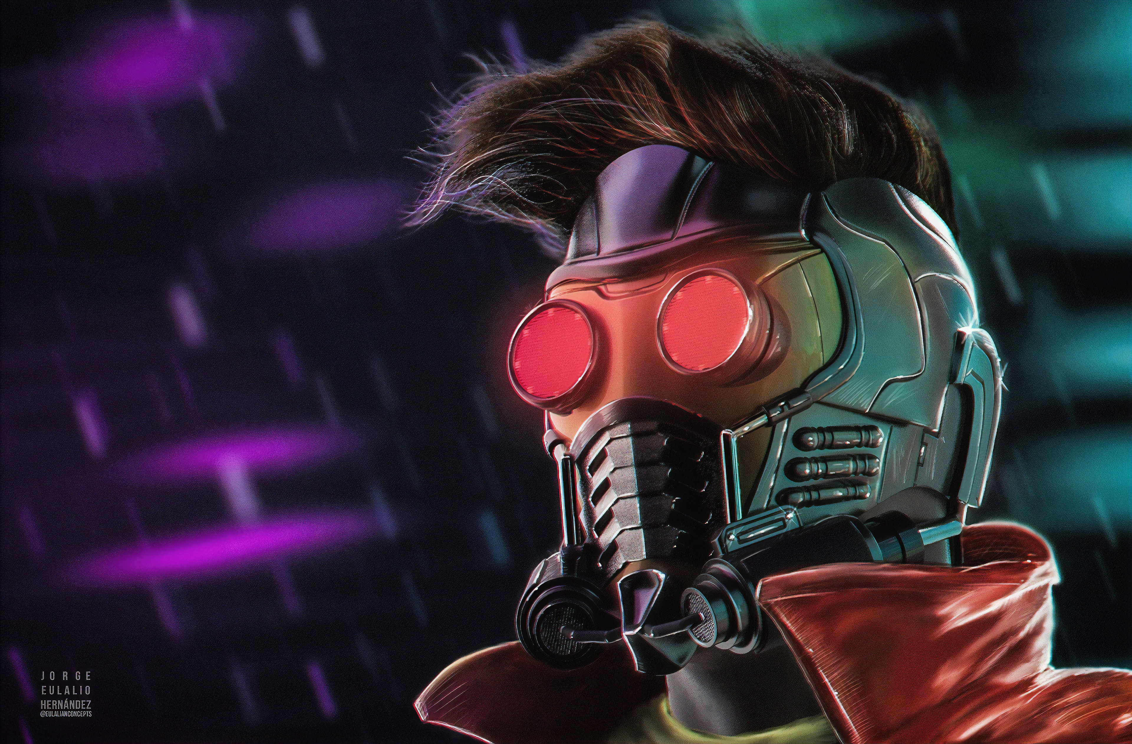Comics Star Lord 4k Ultra HD Wallpaper by Jorge Eulalio Hernandez