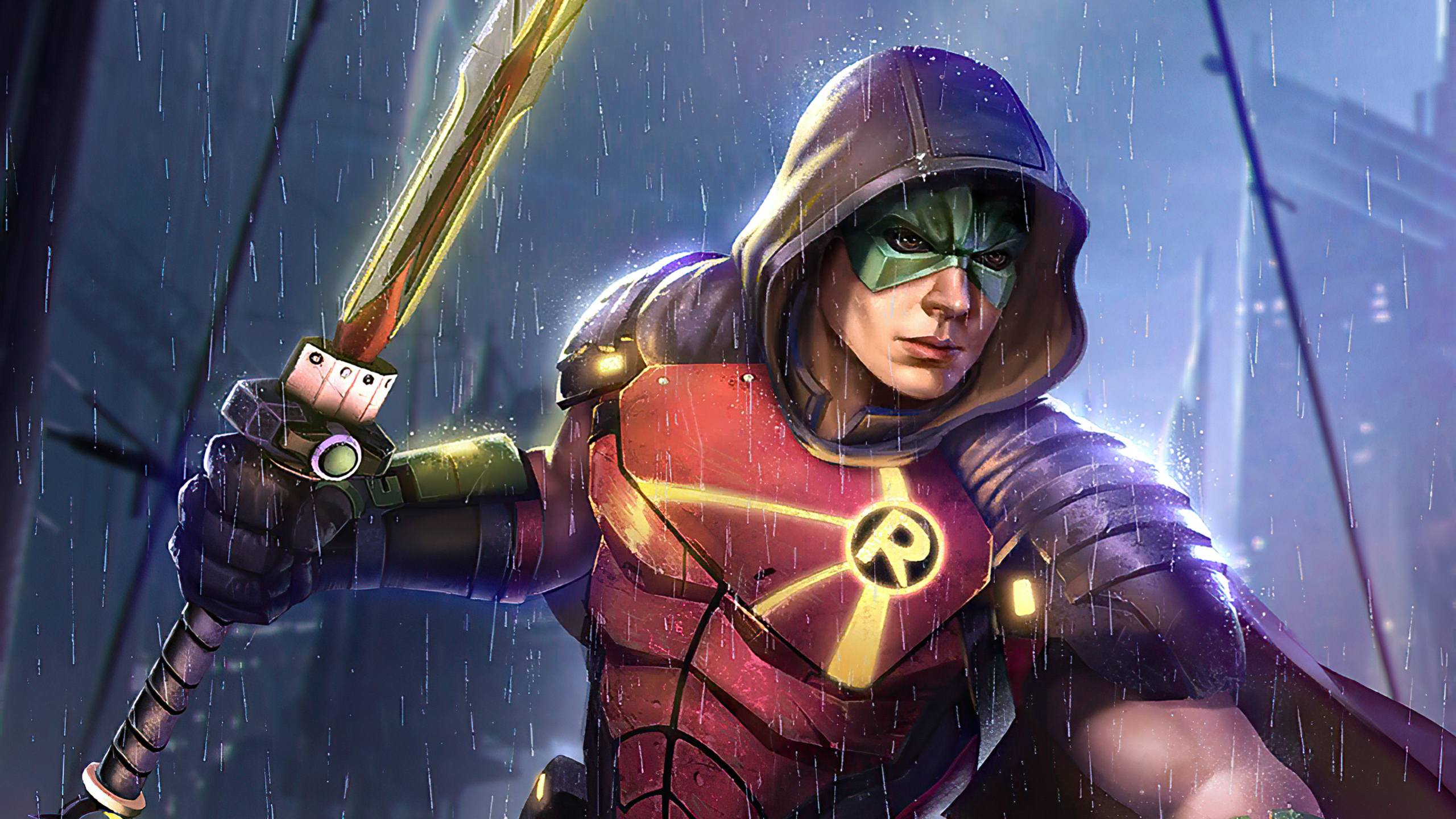 Robin Injustice Mobile 1440P Resolution HD 4k Wallpaper, Image, Background, Photo and Picture