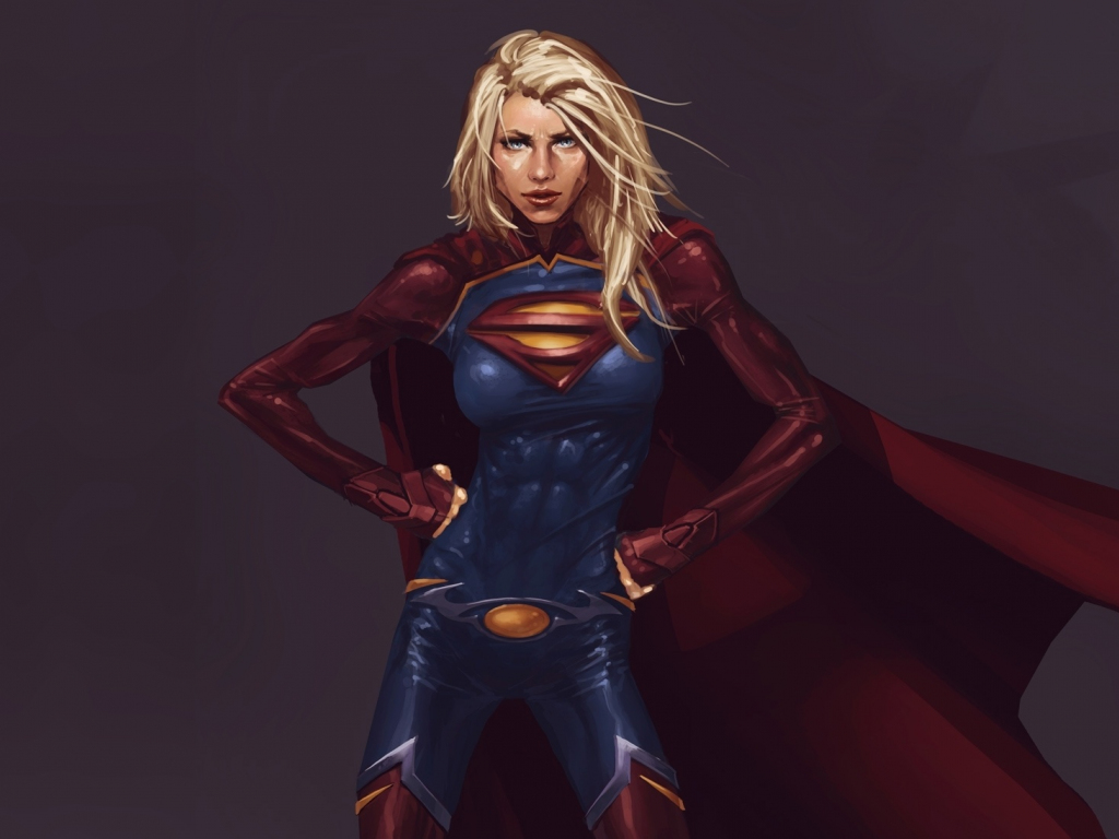 Desktop wallpaper kryptonian, supergirl, artwork, HD image, picture, background, 4b872a