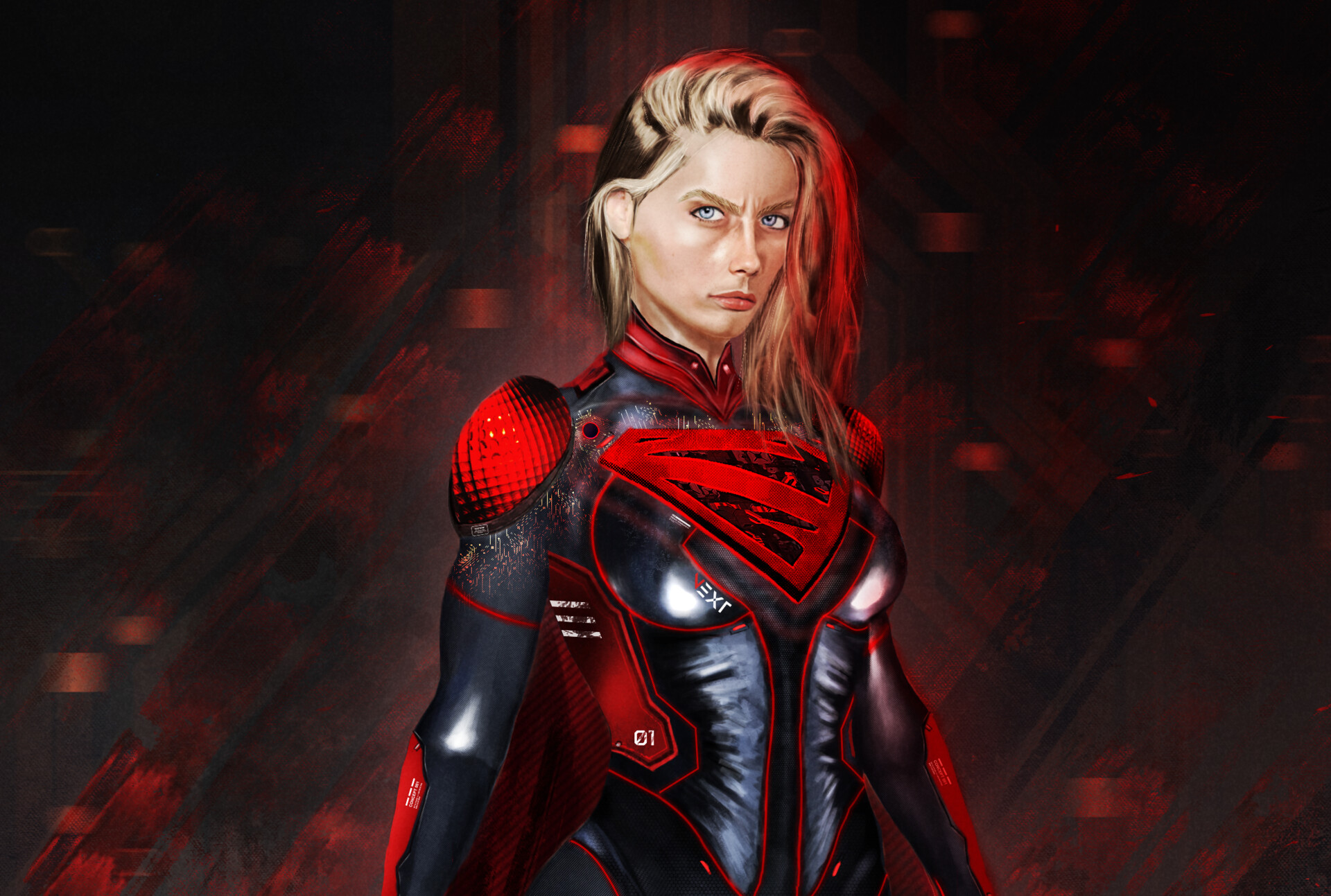Supergirl Kara Zor El [NexT Suit + Other] Concept Idea, Andrea Ravaglia