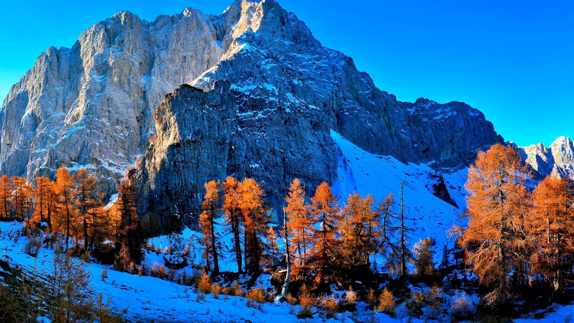 Kranjska gora, slovenia, mountains, sky, mountain landscape, snow. picture, photo, desktop wallpaper