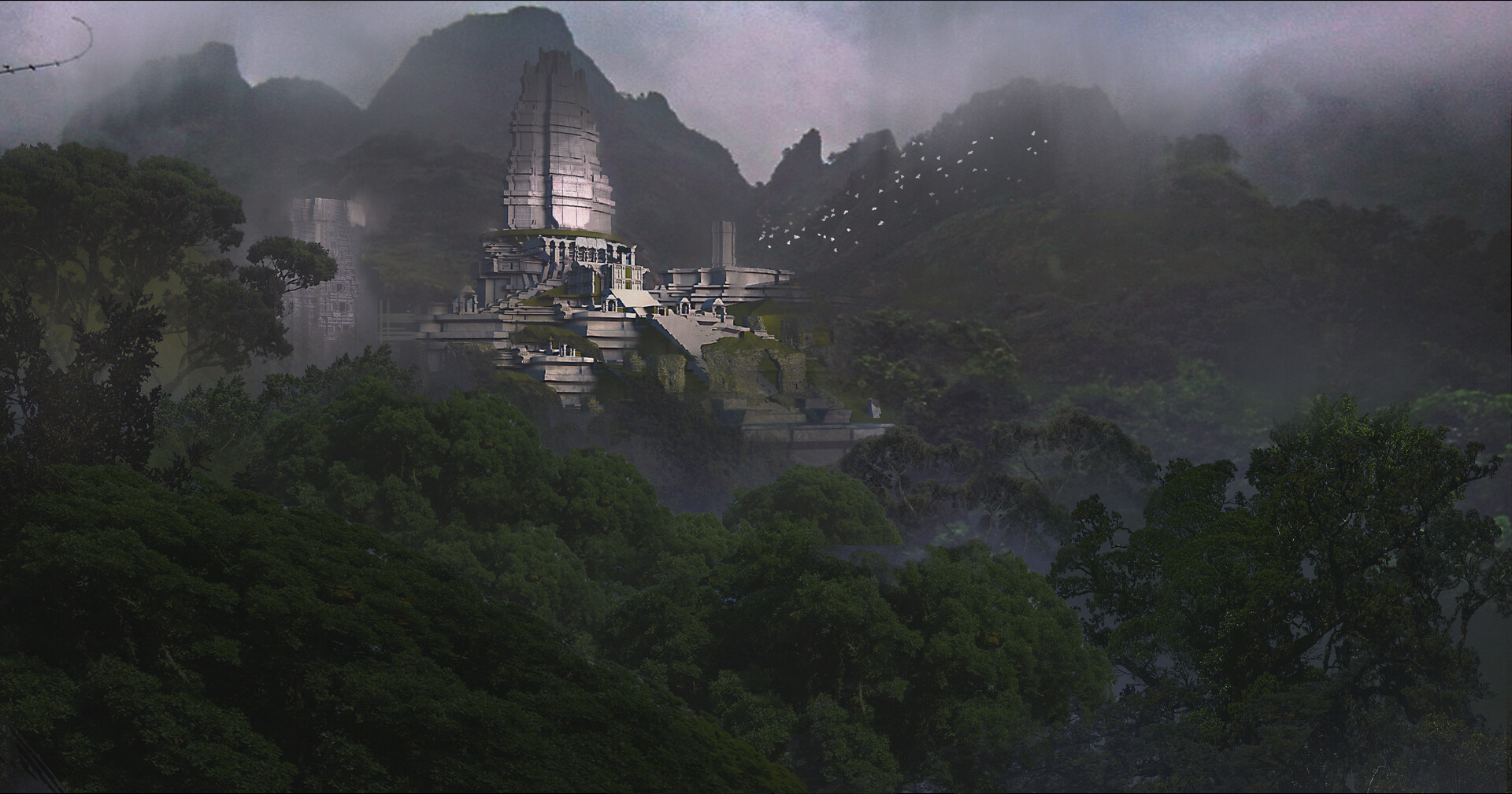 Temple in the Western Ghats, Karthik Bharadwaj