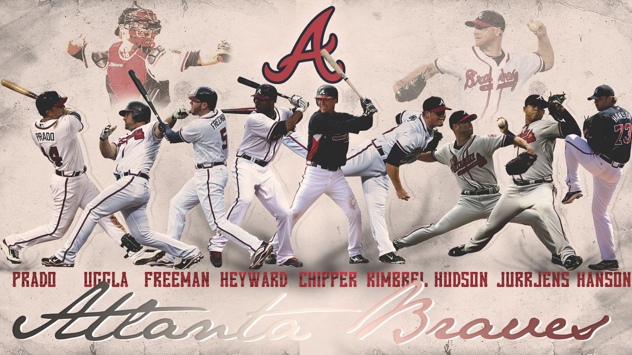 ATLANTA BRAVES baseball mlb ga wallpaperx1080