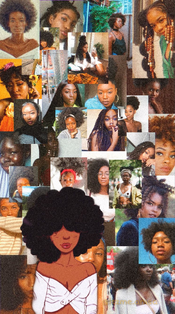 Black love wall paper. Black aesthetic wallpaper, Black girl aesthetic, Black girl cartoon