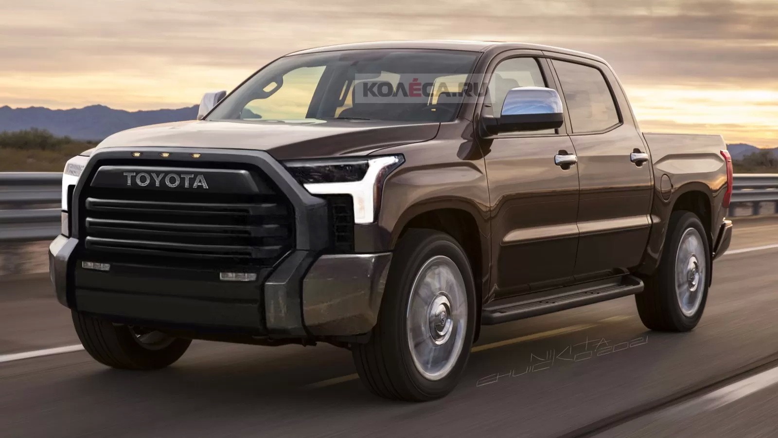 2022 Toyota Tundra First Official Photo Reveals 32.5 Inch Tires For The TRD Pro