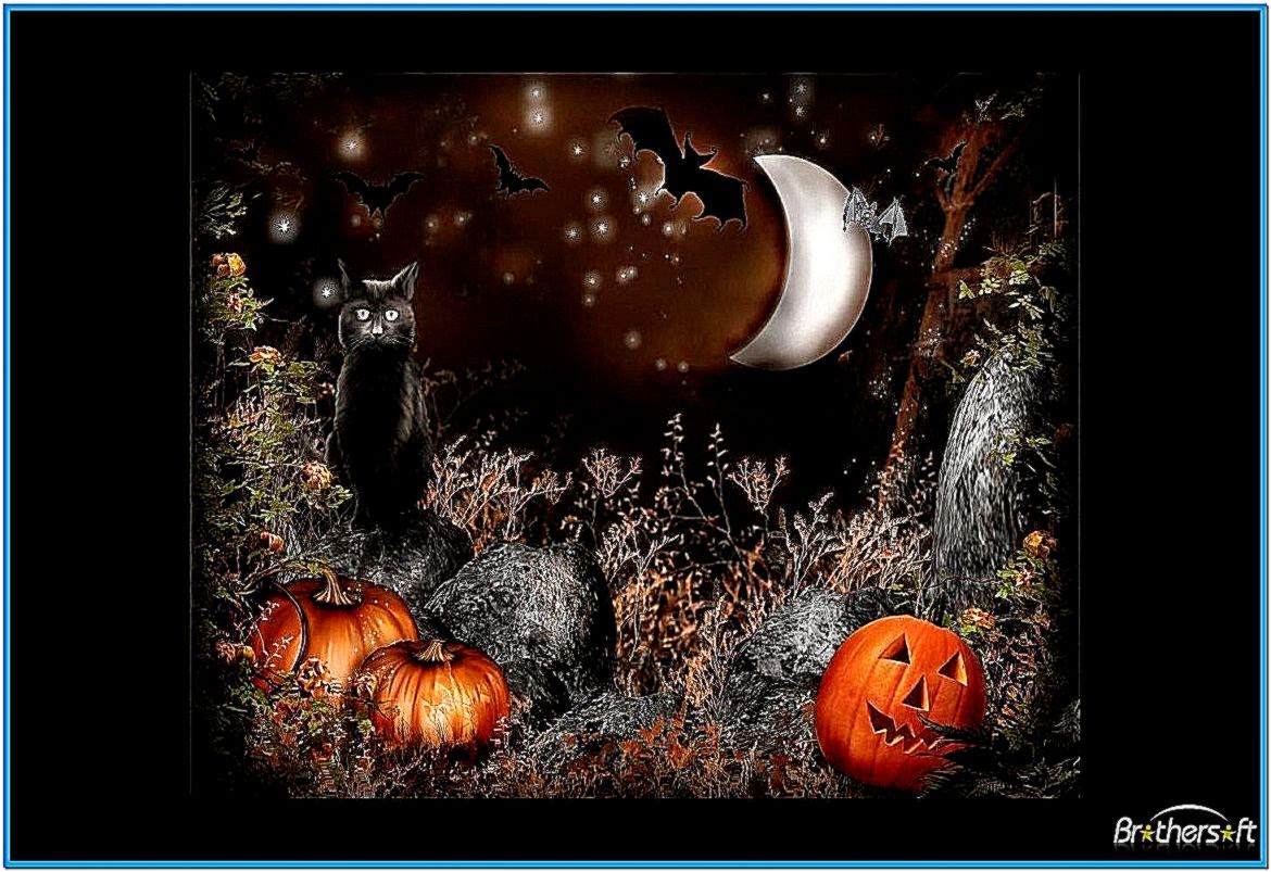 Animated Halloween With Sound. Best Free HD Wallpaper