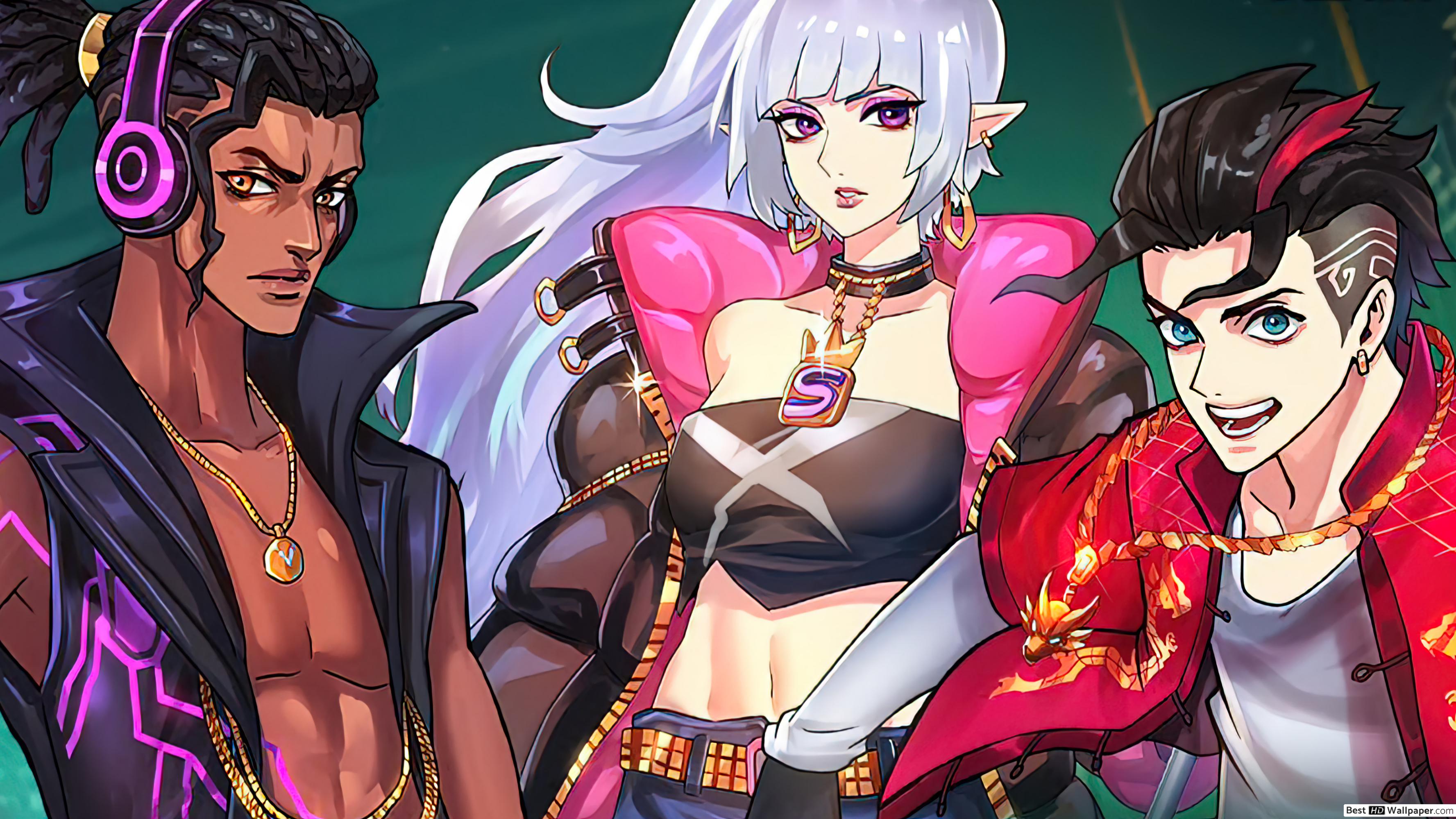 Selena & Brody with Chou S.T.U.N. (MLBB) Legends (ML) HD wallpaper download