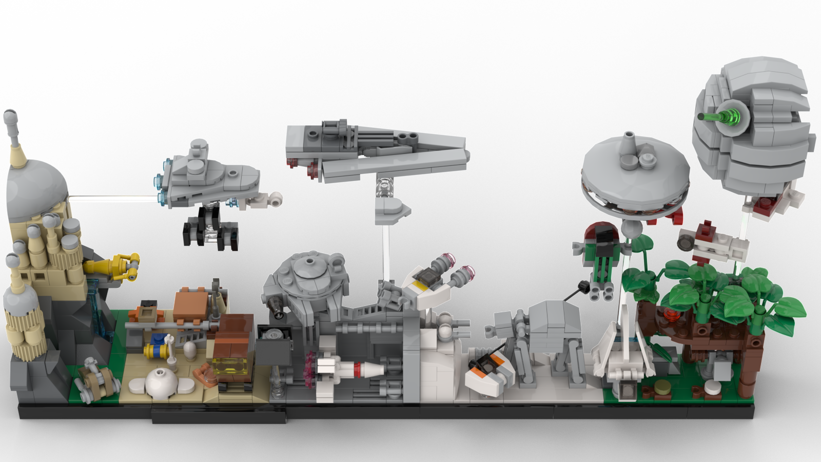 Star Wars Skyline Architecure image in comments and info on stud.io file in comments: lego