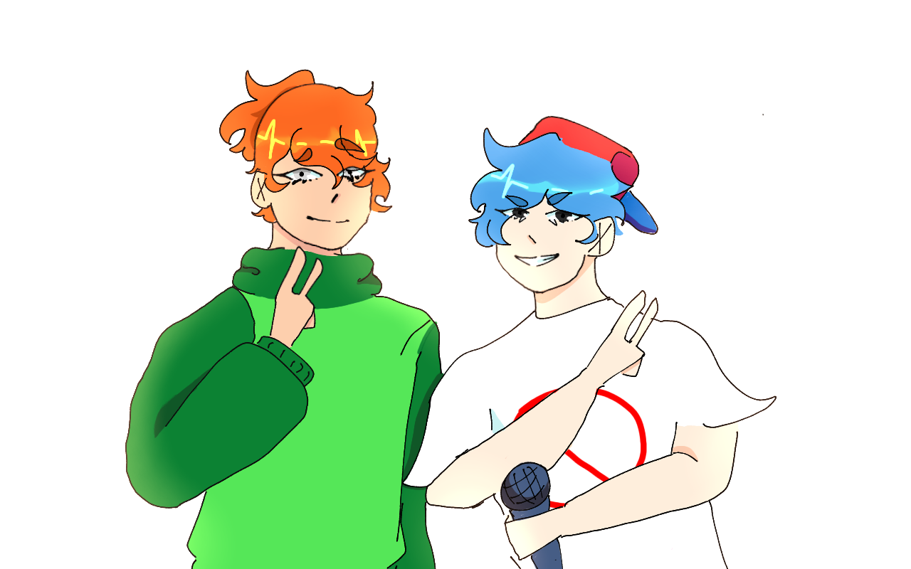 I made Pico and Keith fanart! Please take it easy im only 12: FridayNightFunkin