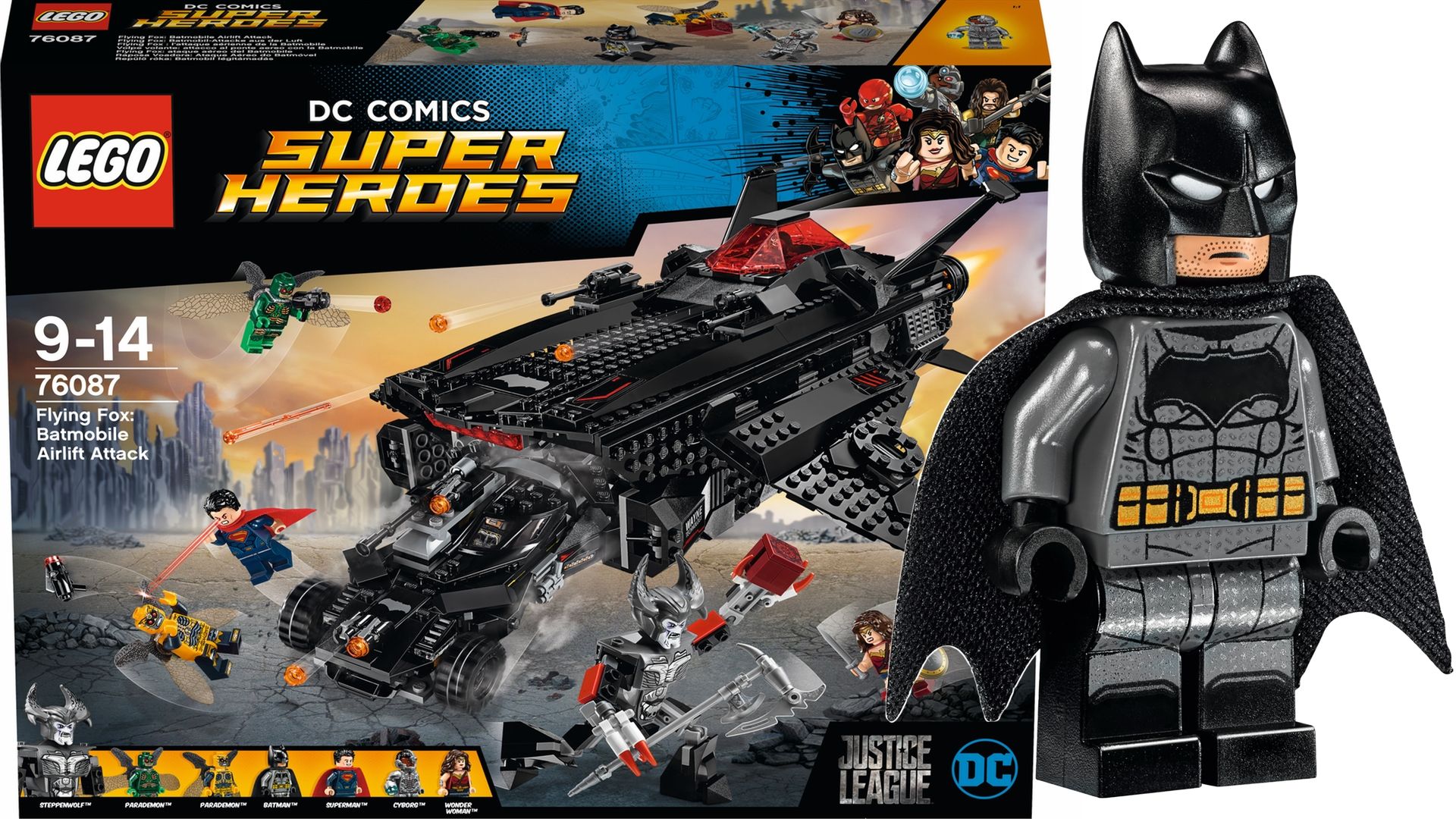 Justice League' LEGO sets showcase Batman's new vehicles, Steppenwolf, Parademons, and more