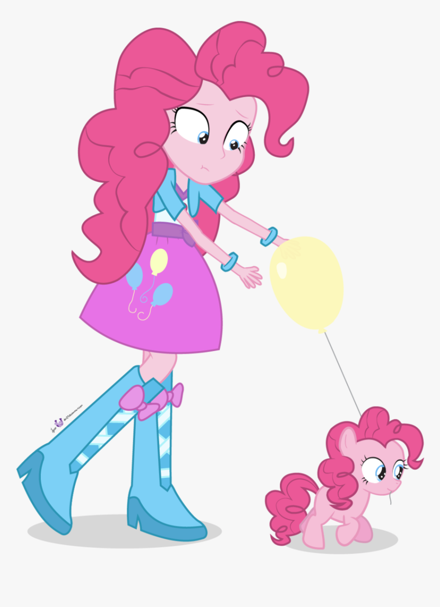 Pony And Eguestrian Girl Pinkie Pie Wallpaper Wpt7607915 Little Pony Equestria Girls Filly Pinkie Pie, HD Png Download