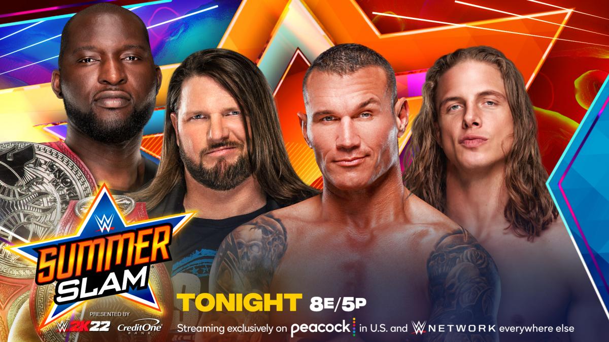 Raw Tag Team Champions AJ Styles & Omos Vs. RK Bro