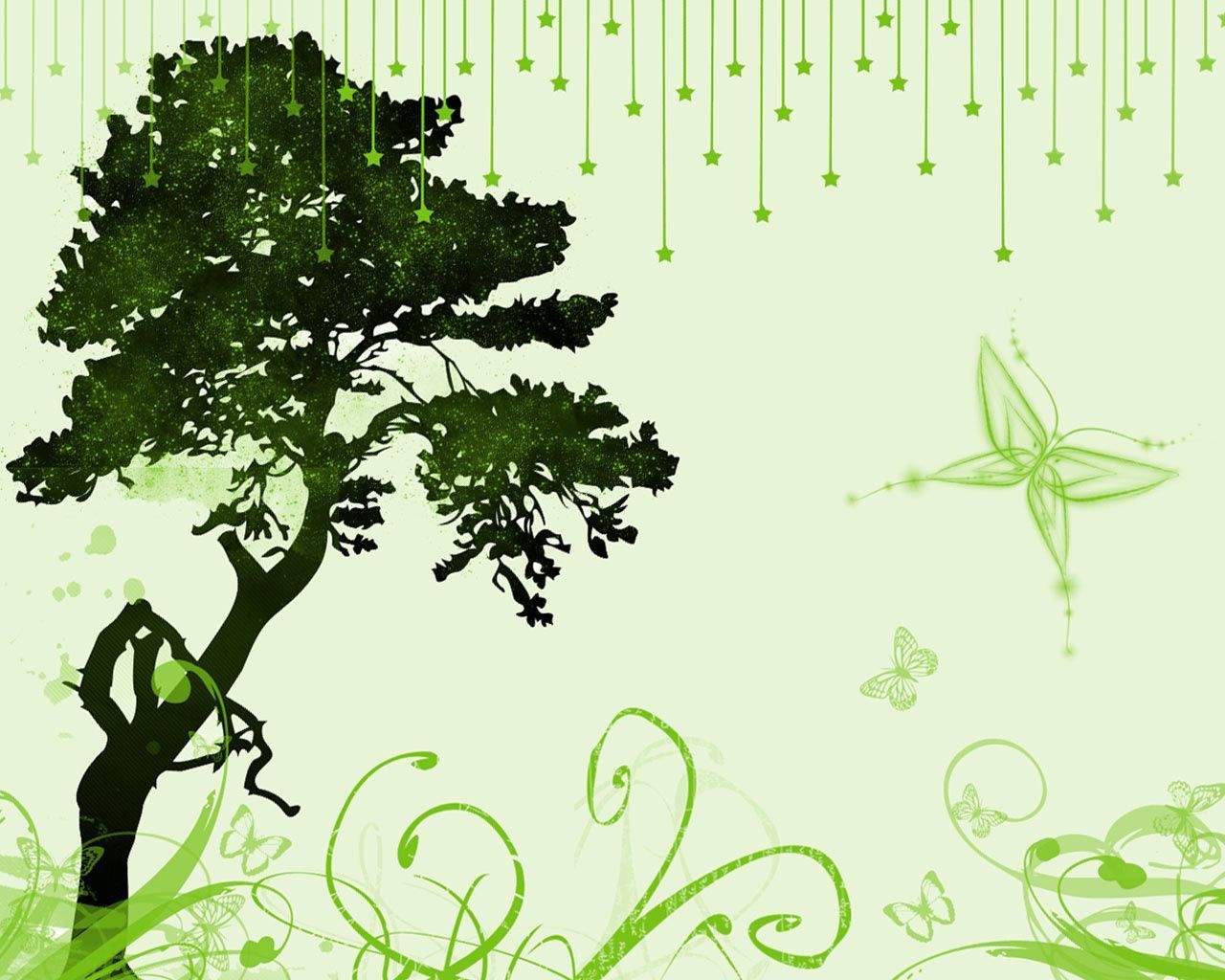 Japanese Art Green Wallpaper Free Japanese Art Green Background