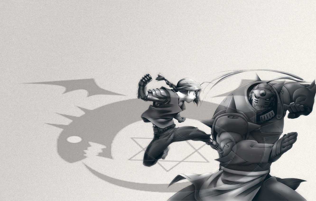 Wallpaper anime, boys, full metal alchemist brotherhood image for desktop, section прочее