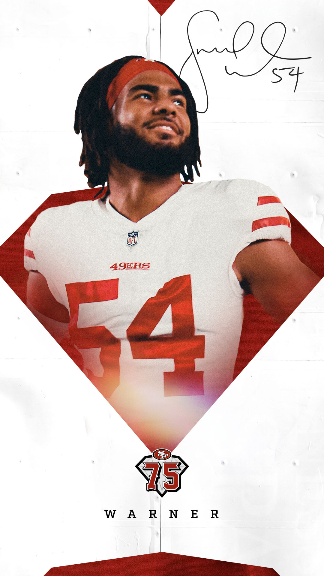 Fred Warner Wallpaper  Nfl football 49ers, Sf 49ers, Fred