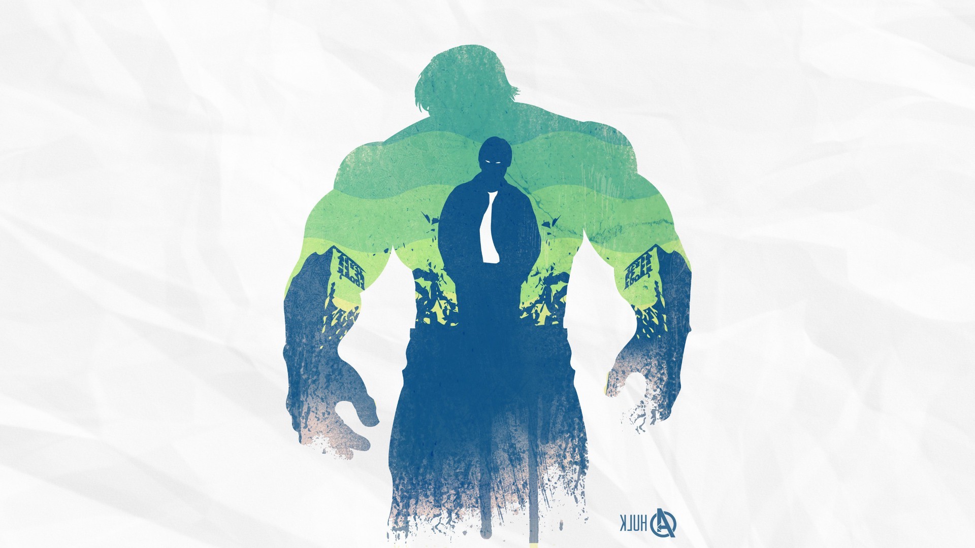 Hulk, Digital Art, Double Exposure Wallpaper HD / Desktop and Mobile Background