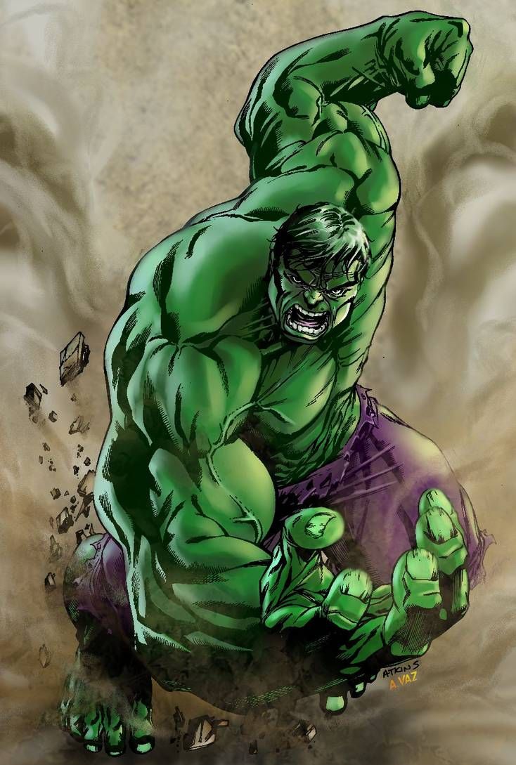Incredible Hulk By Robert Atkins By Andre VAZ. Hulk Art, Hulk Comic, Incredible Hulk