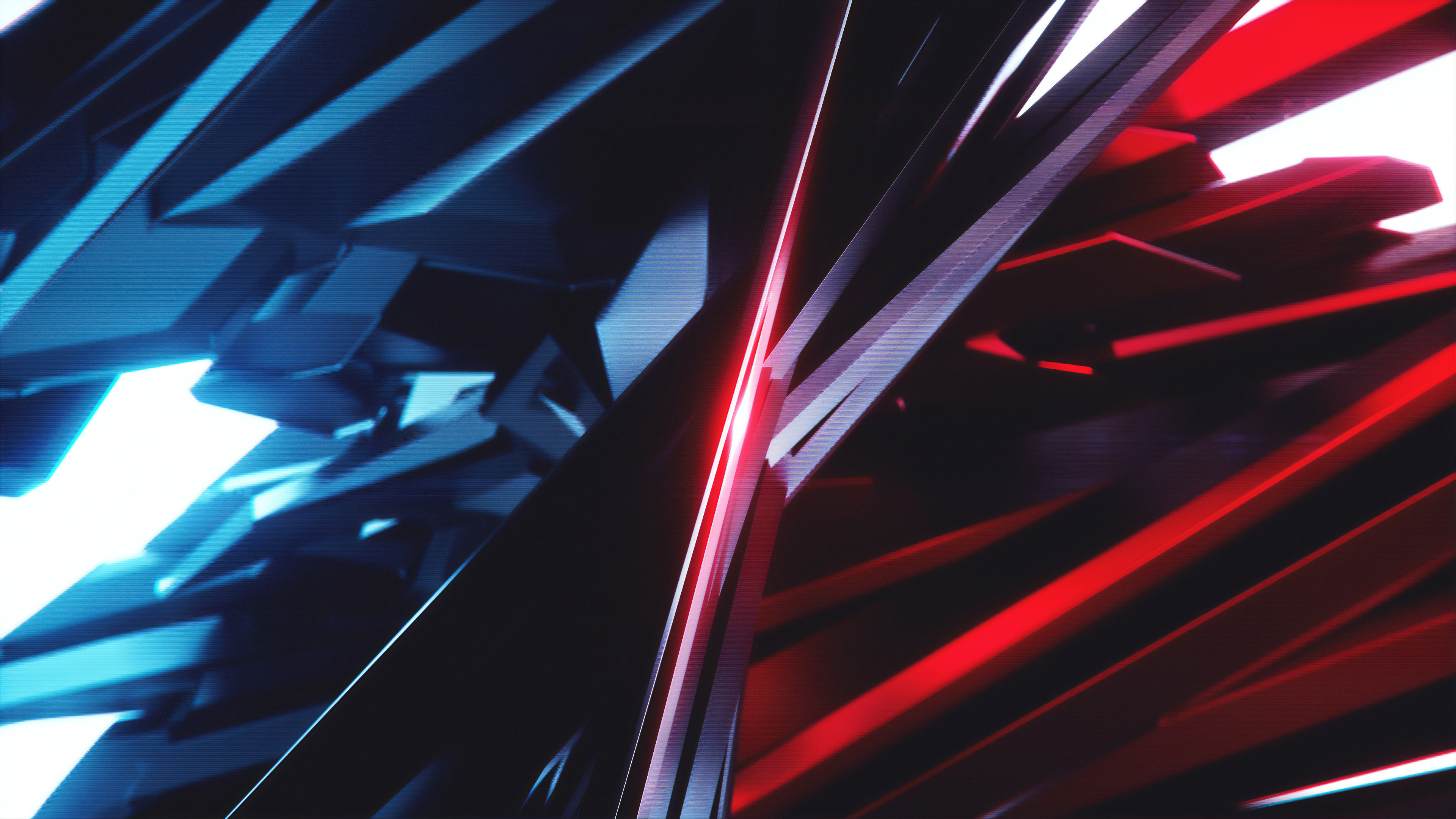 Wallpaper 4k Sharp Shapes 3D Abstract Art Wallpaper