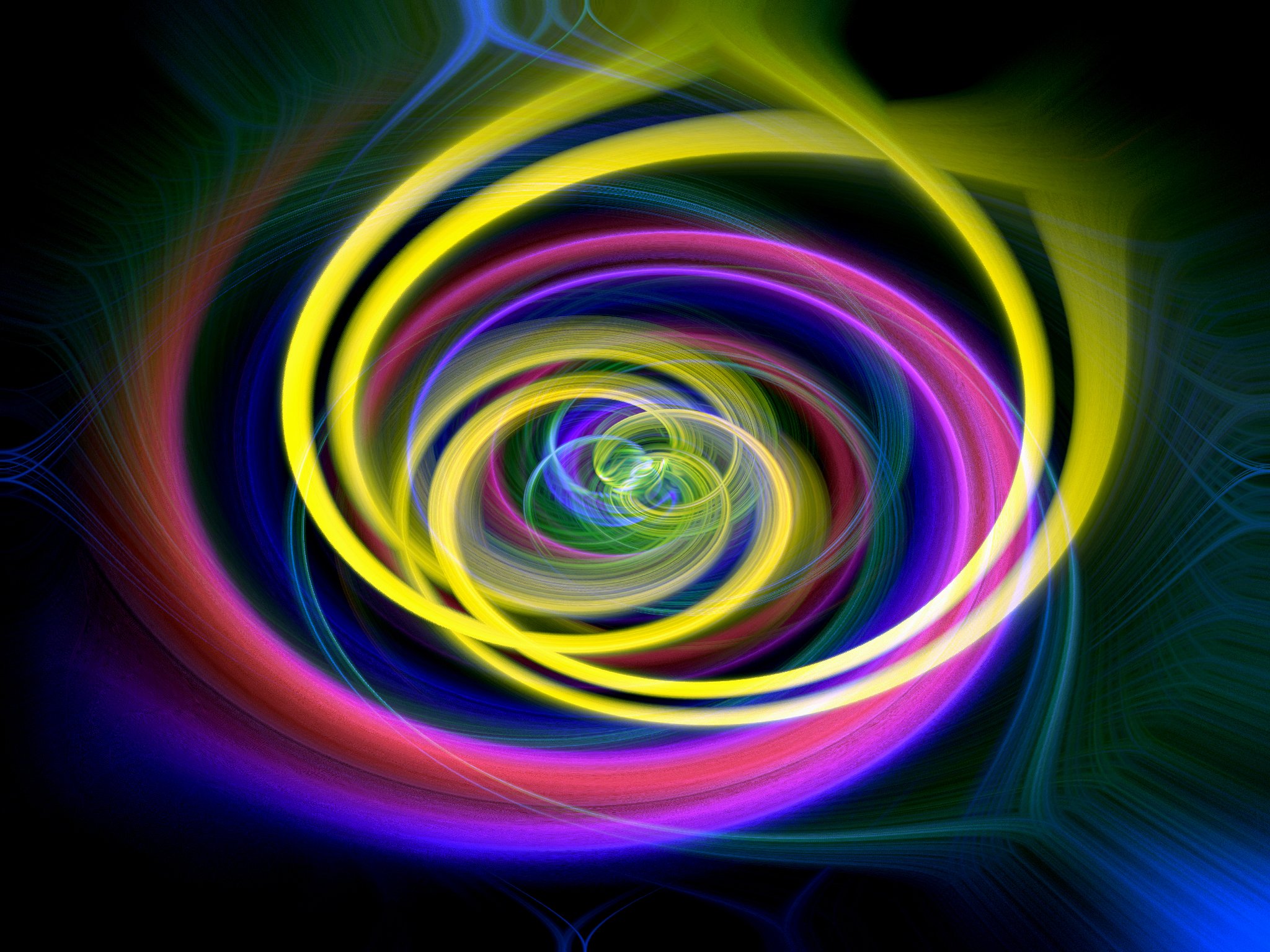 Colorful Spiral Wavy Lines Wallpapers - Wallpaper Cave