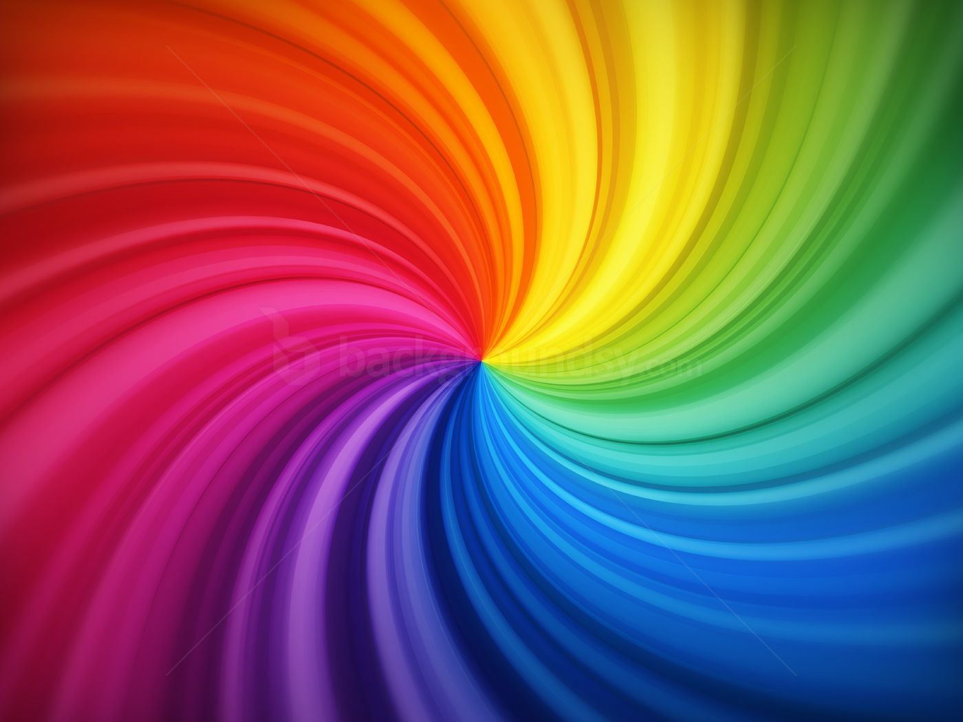 Spiral Rainbow Wallpaper Free Spiral Rainbow Background