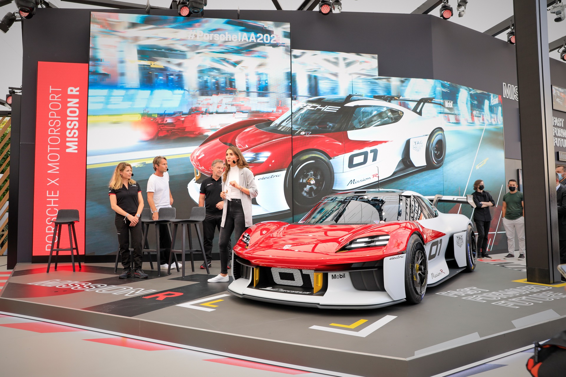 New Porsche Mission R Is A 1,073 HP Electric Racing Car That Hints At Future Cayman