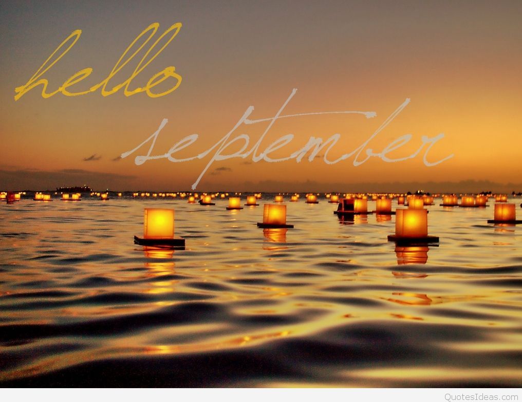 Hello September Picture Quotes. Hello september, Cover photo, Happy september