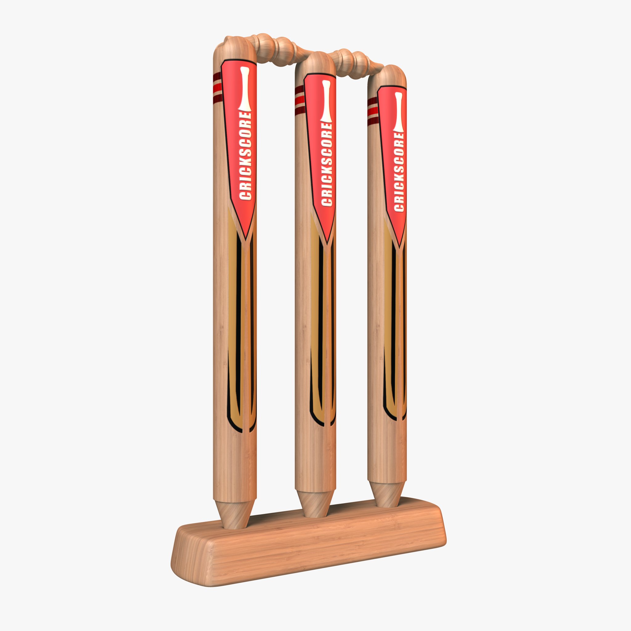 Cricket Stump 3D Model
