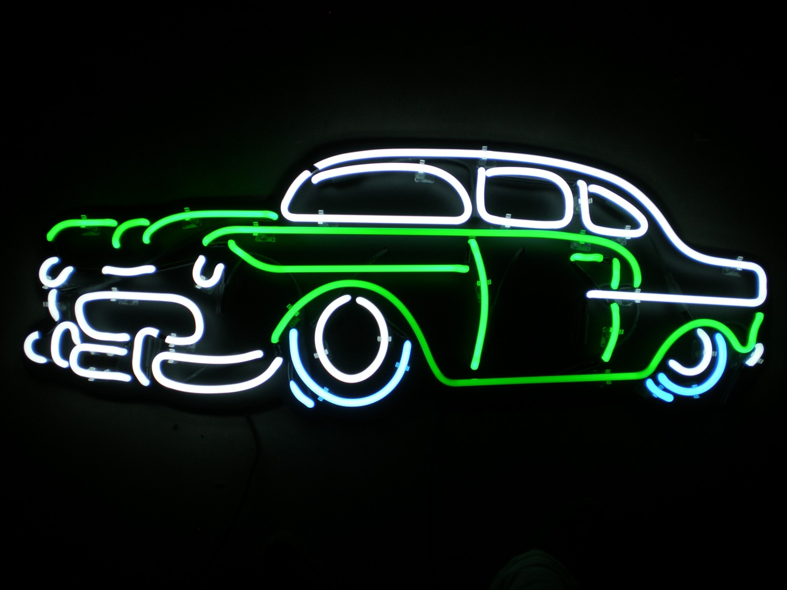 Neon Sign Car