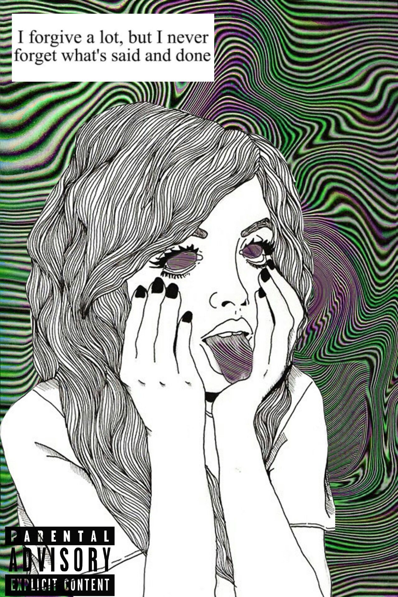 Grunge Girl Wallpaper