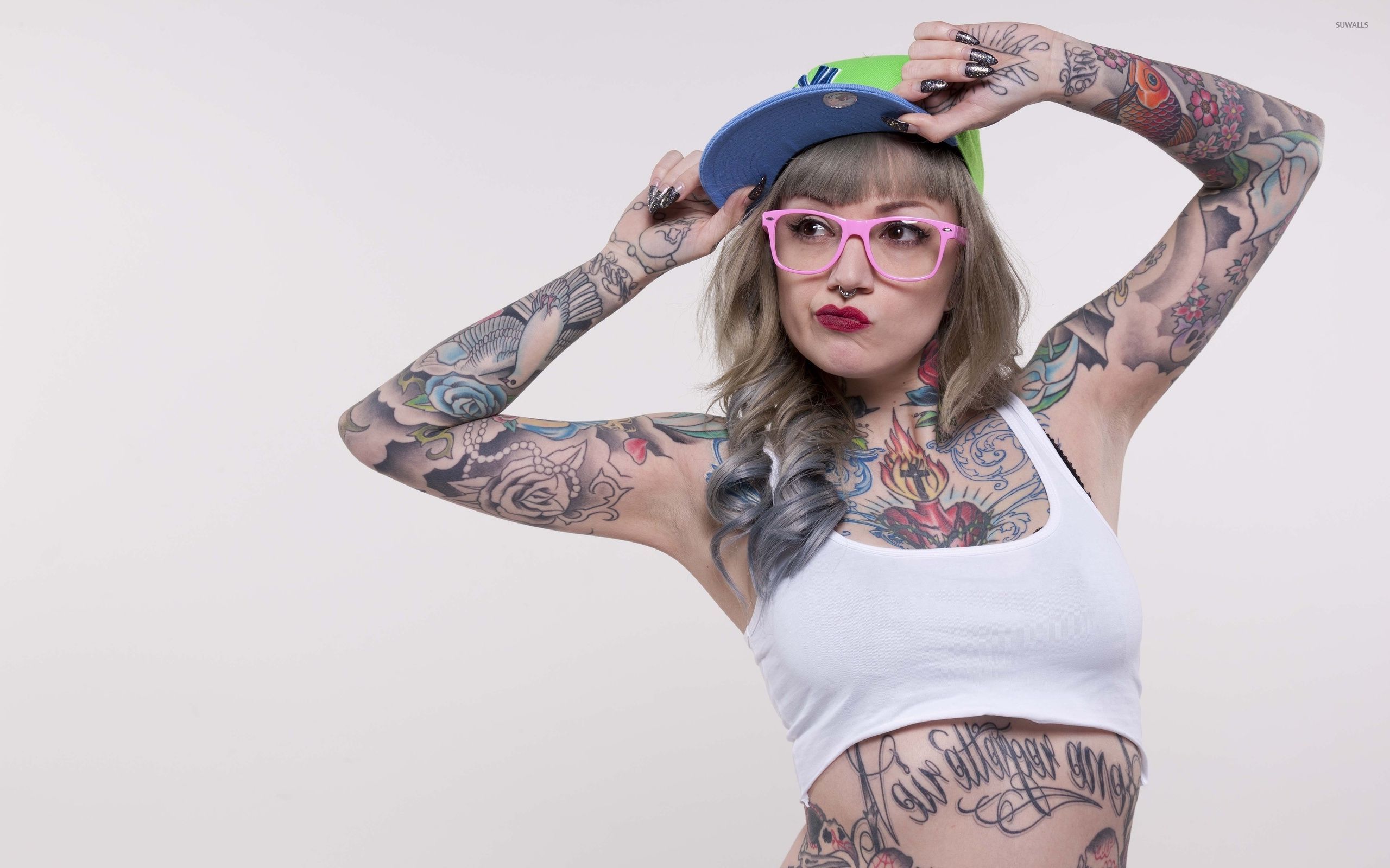Free download Tattooed girl wallpaper Girl wallpaper 32679 [2560x1600] for your Desktop, Mobile & Tablet. Explore Inked Girls Wallpaper. Tattoo Women Wallpaper Free, Tattoo Wallpaper Girls, Tattoo Girl Wallpaper HD