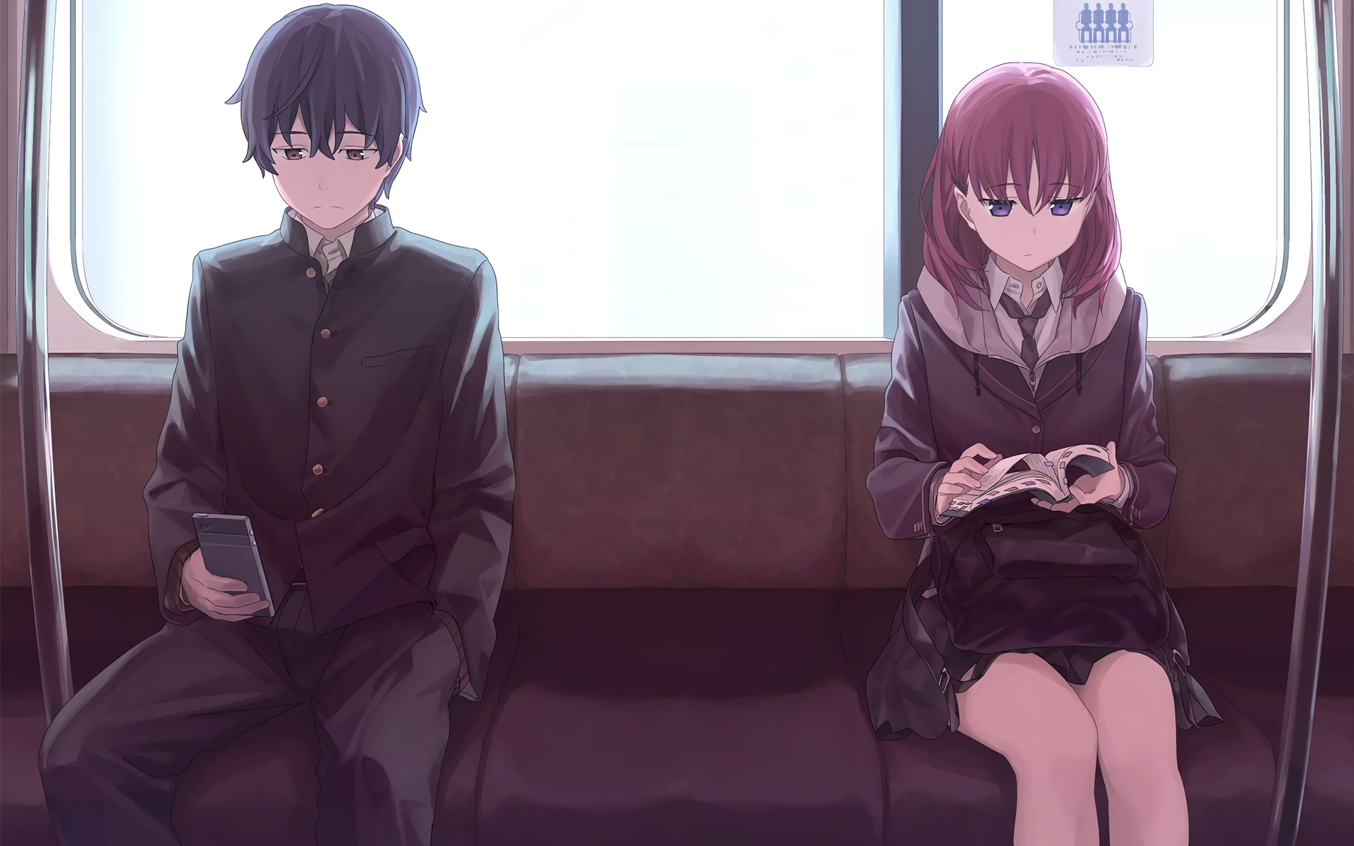 Wallpaper, Just Because, Izumi Eita, Natsume Mio 1920x1200