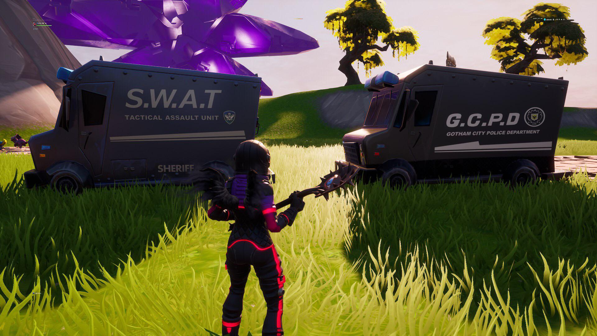 Who else grabbed the gotham swat truck when they had the chance: FortNiteBR