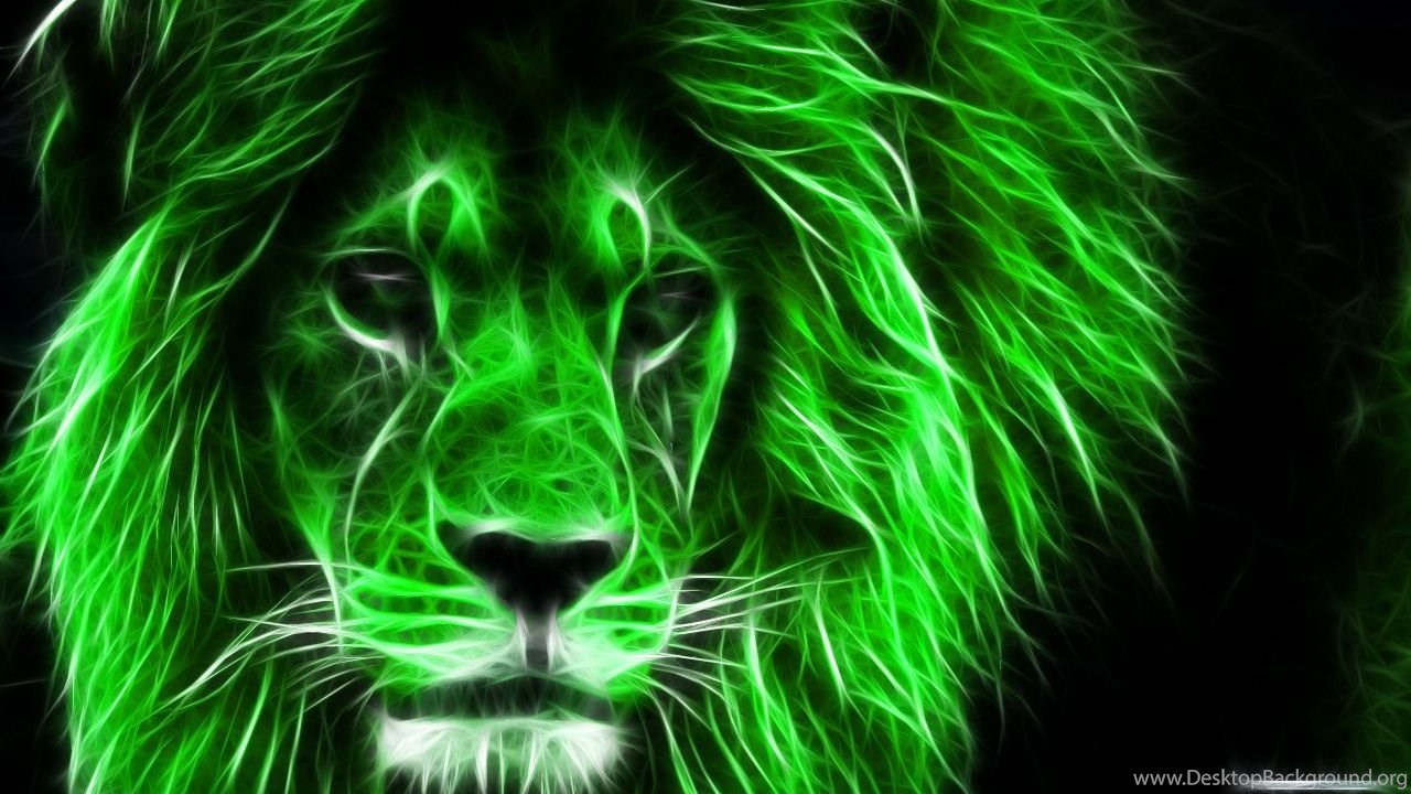 green tiger wallpaper