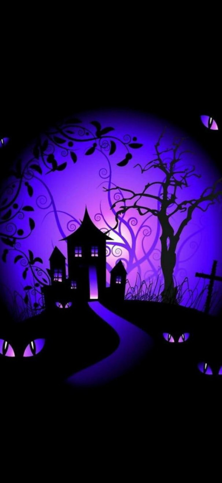 Halloween Art Dark Black Android 4K Wallpaper Download