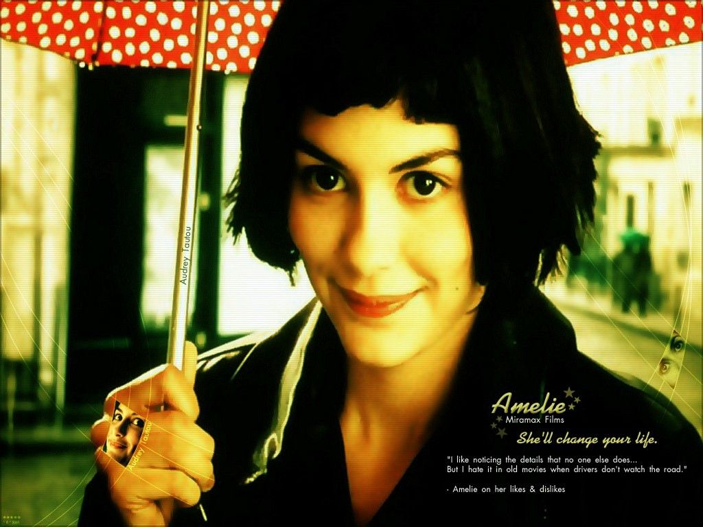 Amelie Wallpaper: wallpaper. Amelie, Audrey tautou, Beautiful film